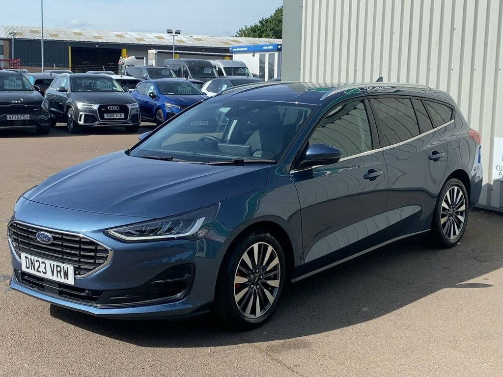 Ford Focus 2023 1.0T Ecoboost Mhev Titanium X Edition Estate DN23VRW Blue #3