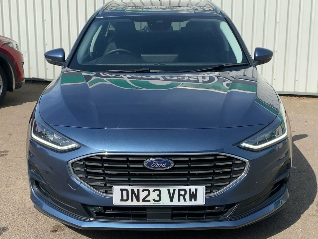 Ford Focus 2023 1.0T Ecoboost Mhev Titanium X Edition Estate DN23VRW Blue #2