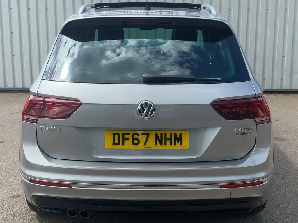 Volkswagen Tiguan 2018 2.0 Tdi R-line Suv Dsg 4Motion Eur DF67NHM Silver #6
