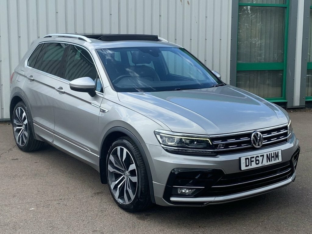 Volkswagen Tiguan 2018 2.0 Tdi R-line Suv Dsg 4Motion Eur DF67NHM Silver #4