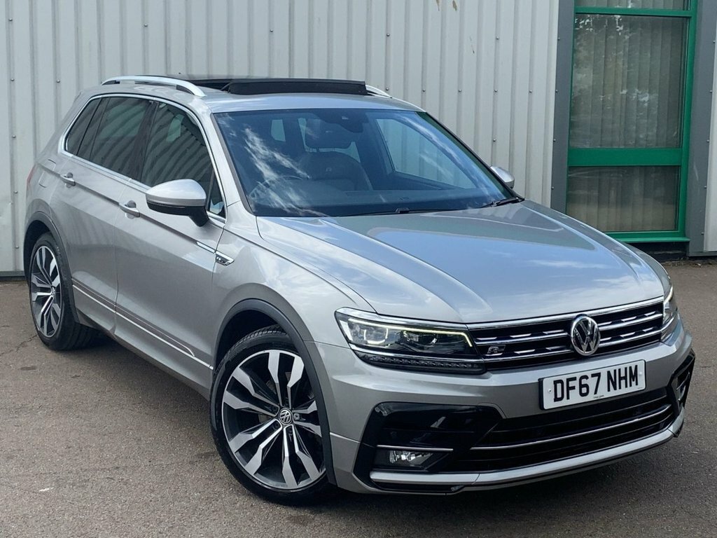 Volkswagen Tiguan 2018 2.0 Tdi R-line Suv Dsg 4Motion Eur DF67NHM Silver