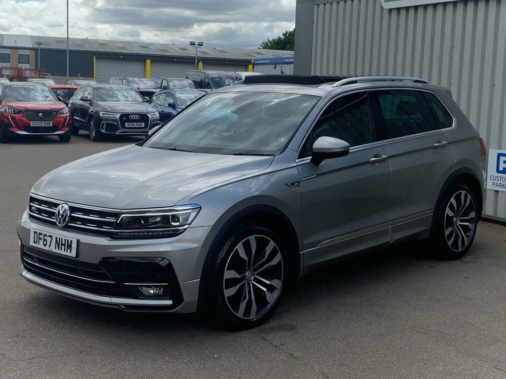 Volkswagen Tiguan 2018 2.0 Tdi R-line Suv Dsg 4Motion Eur DF67NHM Silver #3