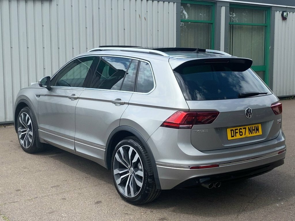 Volkswagen Tiguan 2018 2.0 Tdi R-line Suv Dsg 4Motion Eur DF67NHM Silver #5
