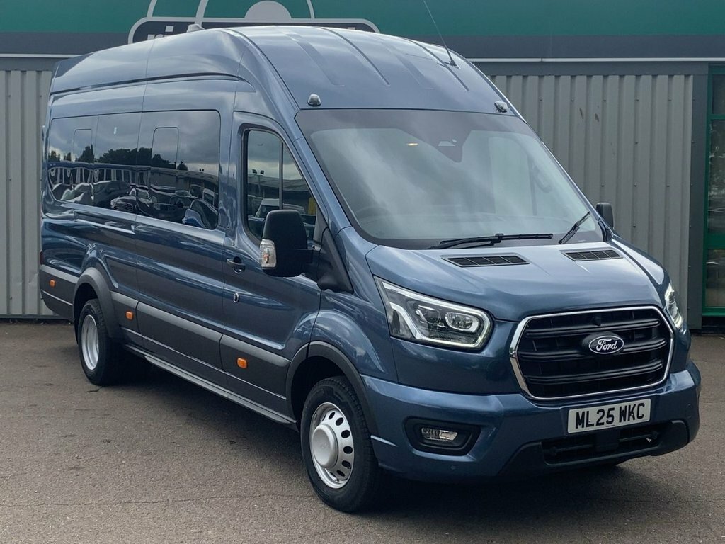 Ford Transit Custom 2025 2.0 460 Ecoblue Limited Minibus Double Cab ML25WKC Blue #4