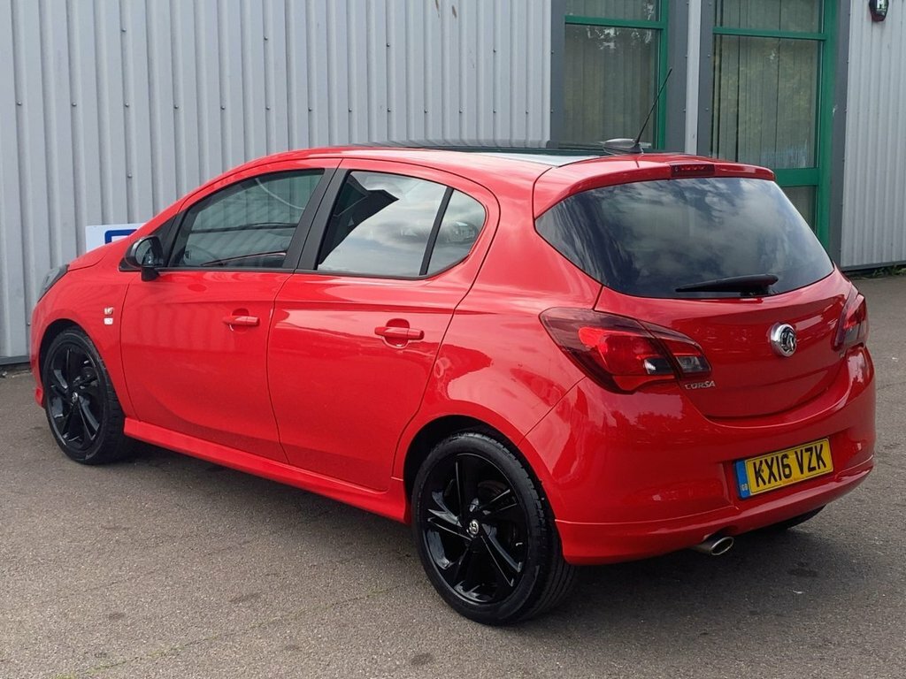 Vauxhall Corsa 2016 1.4I Ecoflex Limited Edition Hatchback Pe KX16VZK Red #5