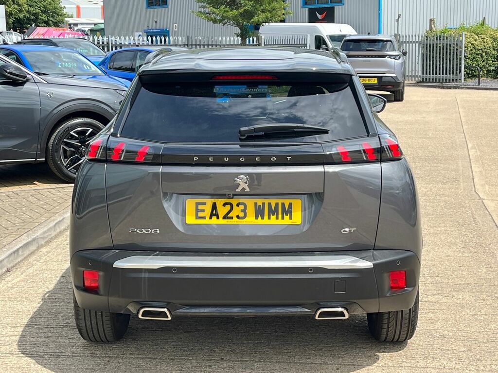 Peugeot 2008 1.2 Puretech Gt Suv Eat Euro 6 Ss 1 EA23WMM Grey #4