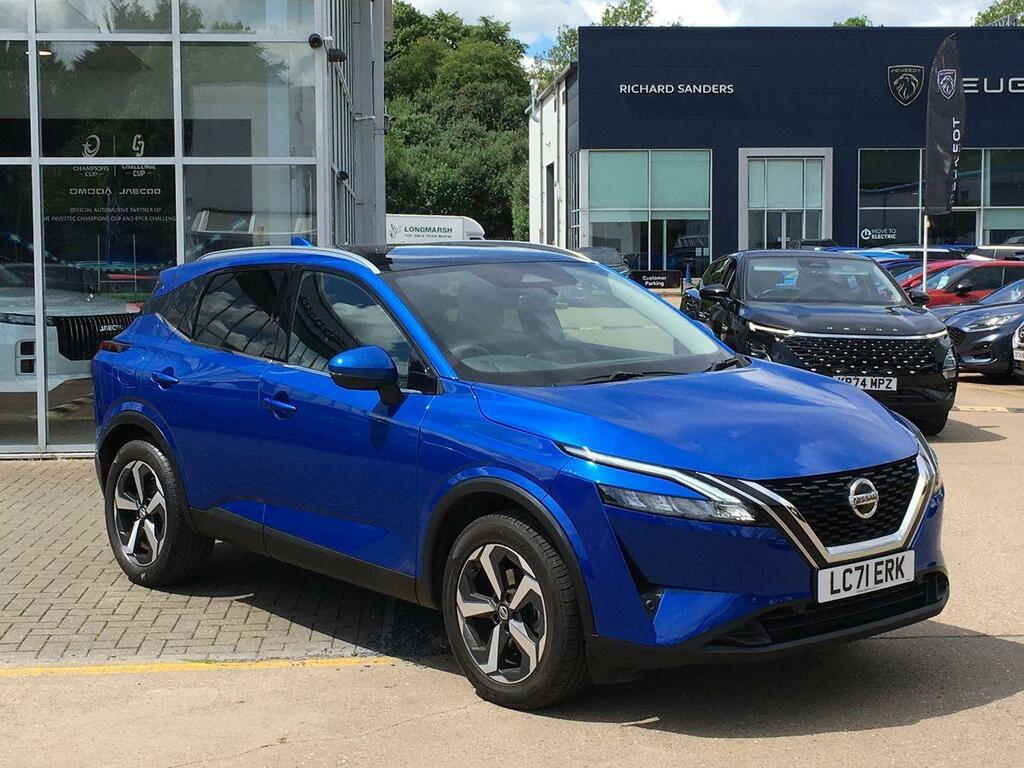 Nissan Qashqai 1.3 Dig-t Mhev N-connecta Suv Hybrid Ma Blue