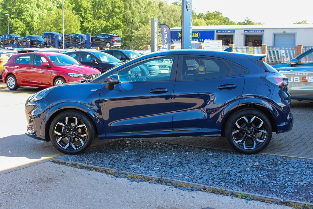 Ford Puma 1.0T Ecoboost Mhev St-line X Suv Hybrid EN22PWJ Blue #4