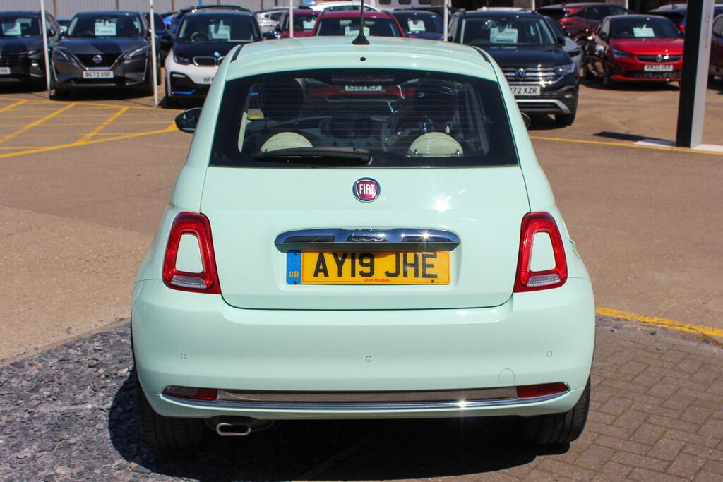 Fiat 500 1.2 Lounge Hatchback Euro 6 Ss Green #5