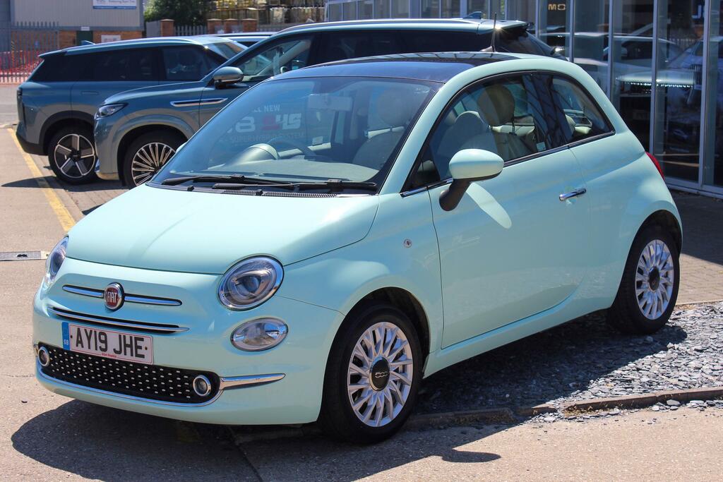 Fiat 500 1.2 Lounge Hatchback Euro 6 Ss Green #3