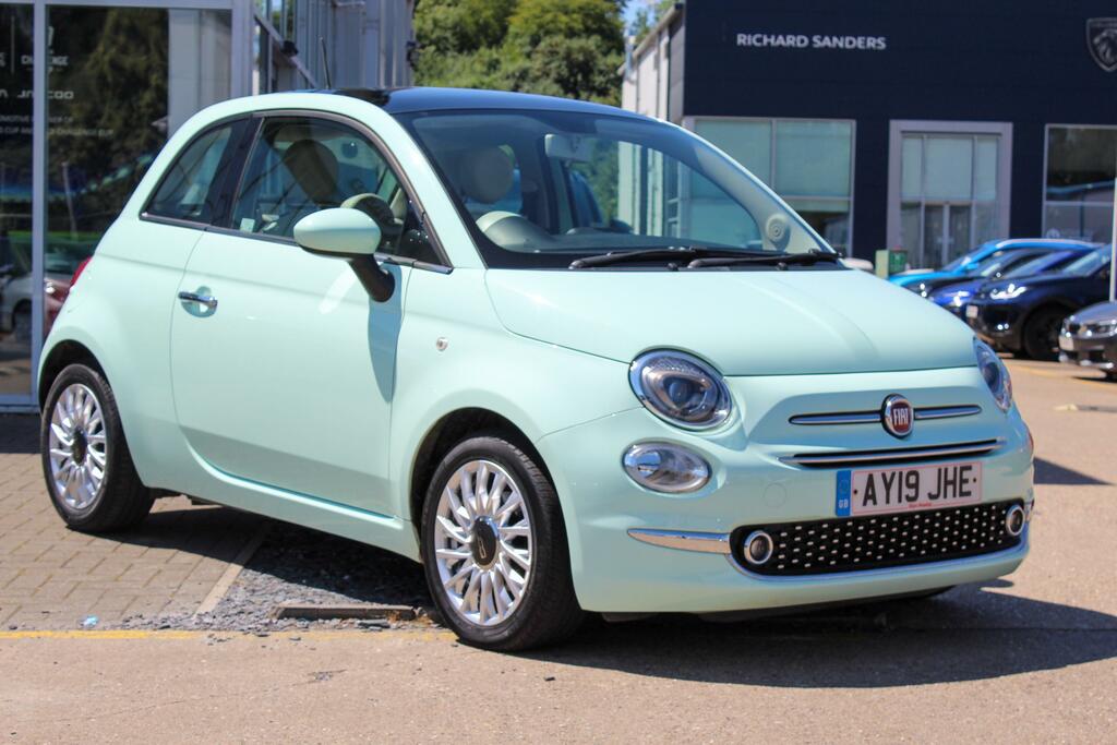 Fiat 500 1.2 Lounge Hatchback Euro 6 Ss Green