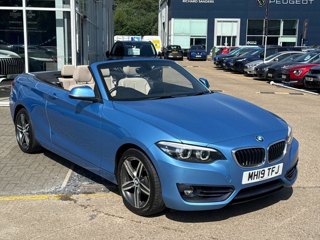 BMW 2 Series 1.5 218I Gpf Sport Convertible Eur Blue