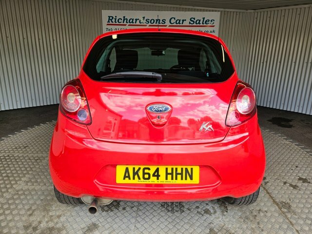 Ford KA 1.2 Zetec Hatchback Euro 5 S S Red #4