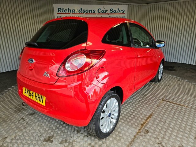 Ford KA 1.2 Zetec Hatchback Euro 5 S S Red #3