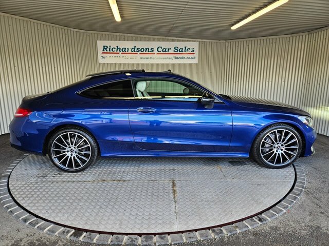 Mercedes-Benz C Class 2.1 C220d Amg Line Premium Coupe G-tr Blue #2