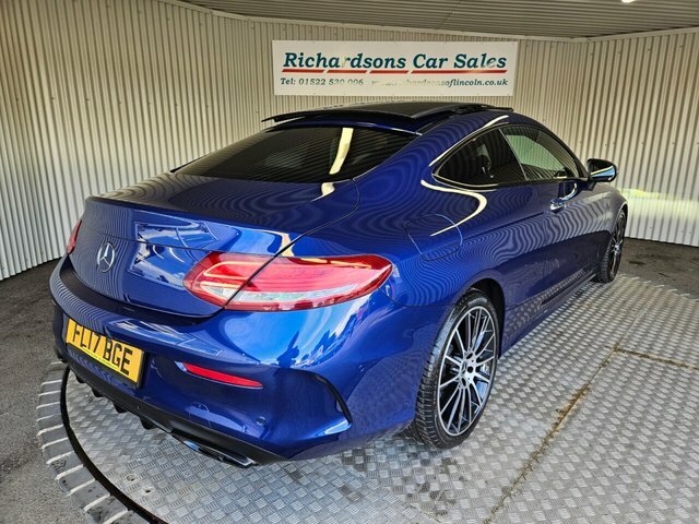 Mercedes-Benz C Class 2.1 C220d Amg Line Premium Coupe G-tr Blue #3