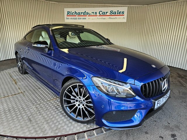 Mercedes-Benz C Class 2.1 C220d Amg Line Premium Coupe G-tr Blue