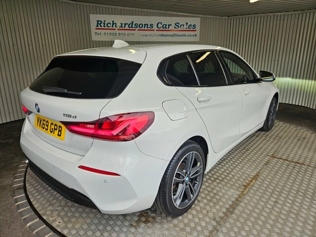 BMW 1 Series 1.5 116D Sport Hatchback Dct Euro 6 S White #3
