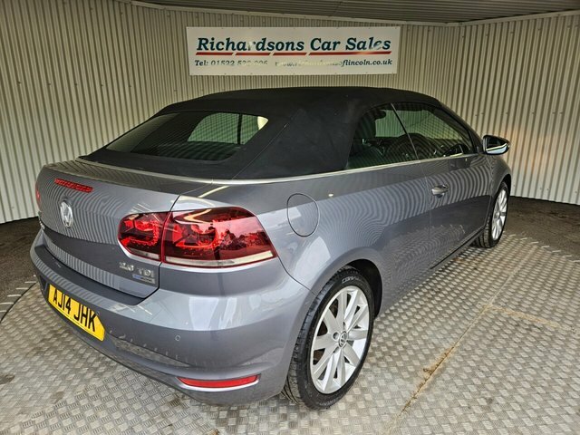 Volkswagen Golf 2.0 Tdi Bluemotion Tech Se Cabriolet Ma AJ14JHK Grey #3