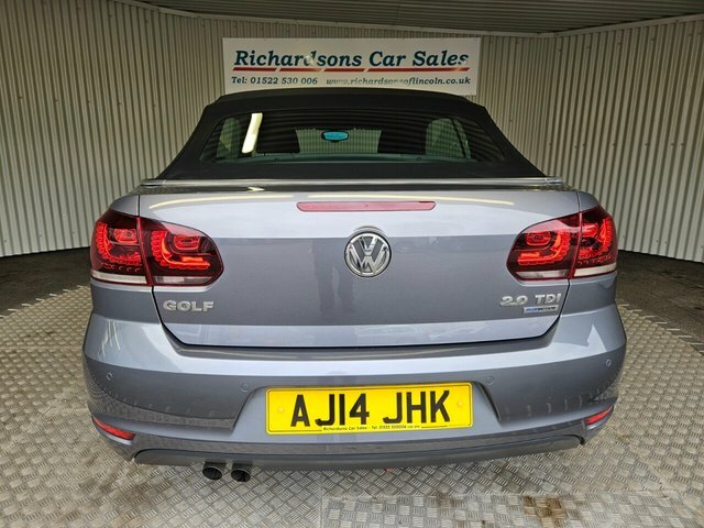 Volkswagen Golf 2.0 Tdi Bluemotion Tech Se Cabriolet Ma AJ14JHK Grey #4