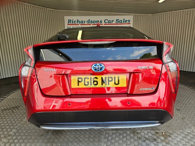 Toyota Prius 1.8 Vvt-h Excel Hatchback Hybrid Cvt Eu Red #4