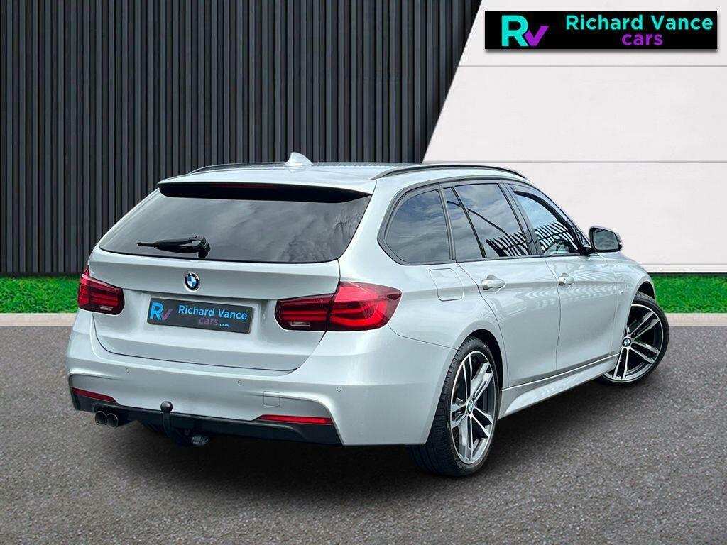 BMW 3 Series 2.0 320D M Sport Shadow Edition Touring Euro Silver #5
