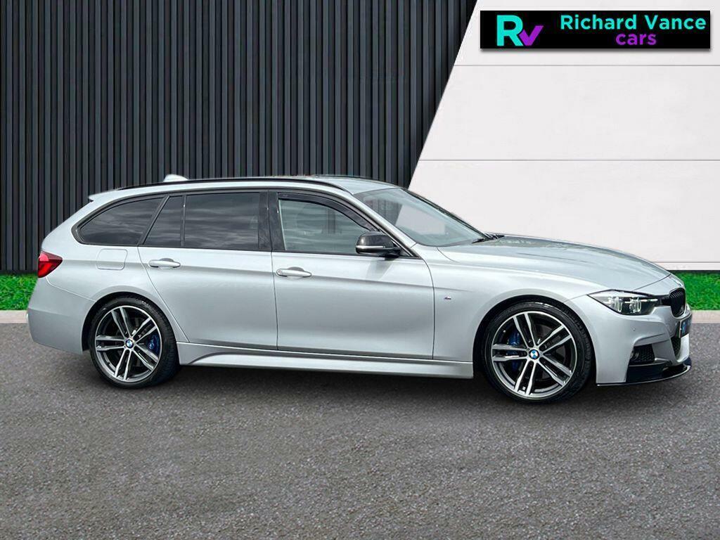 BMW 3 Series 2.0 320D M Sport Shadow Edition Touring Euro Silver #3