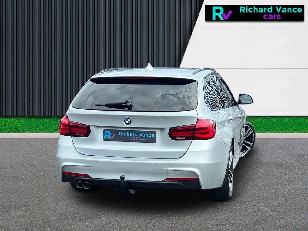 BMW 3 Series 2.0 320D M Sport Shadow Edition Touring Euro Silver #4