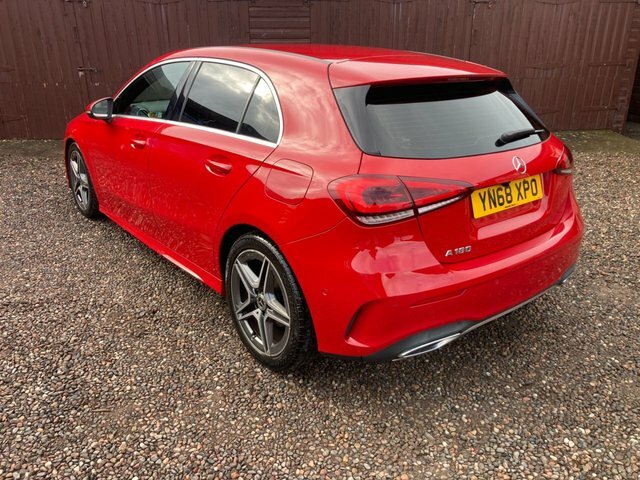 Mercedes-Benz A Class Hatchback YN68XPO Red #4