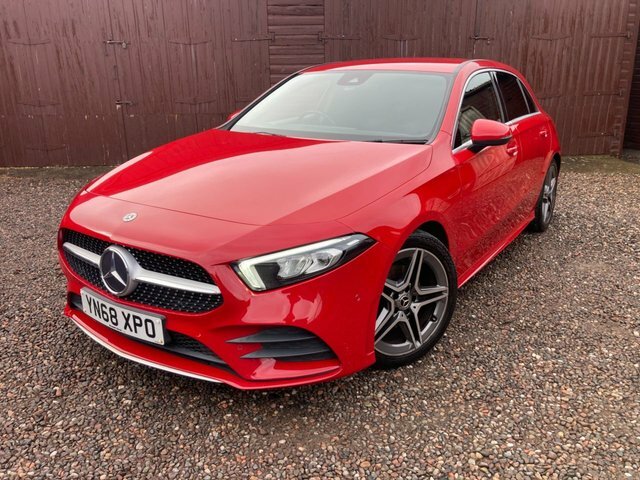 Mercedes-Benz A Class Hatchback YN68XPO Red #2