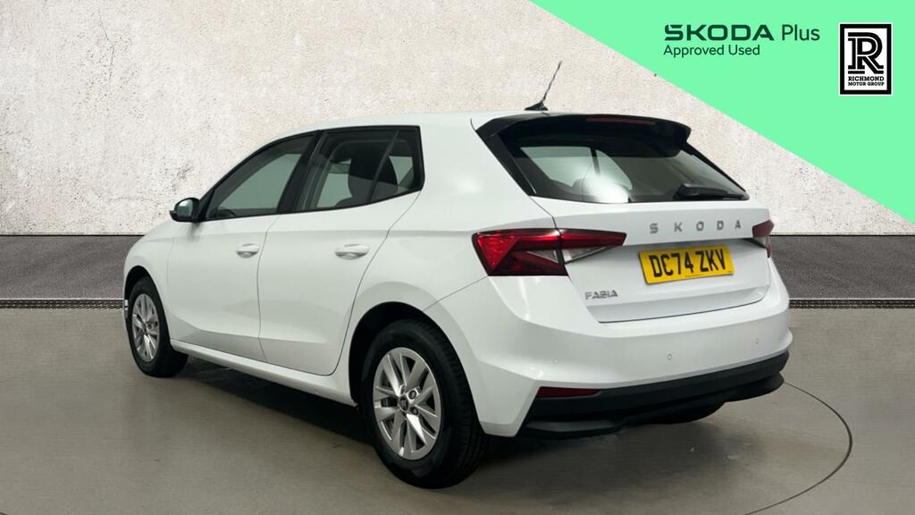 Skoda Fabia 1.0 Tsi Se Edition Hatchback Eur DC74ZKV White #3