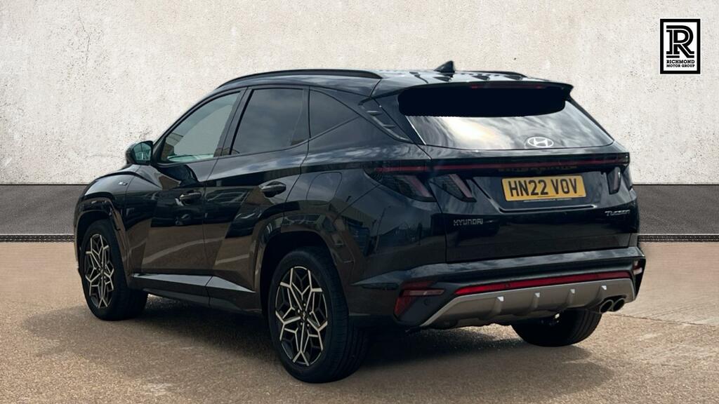 Hyundai Tucson 1.6 T-gdi N Line Suv Euro 6 Ss HN22VOV Black #3