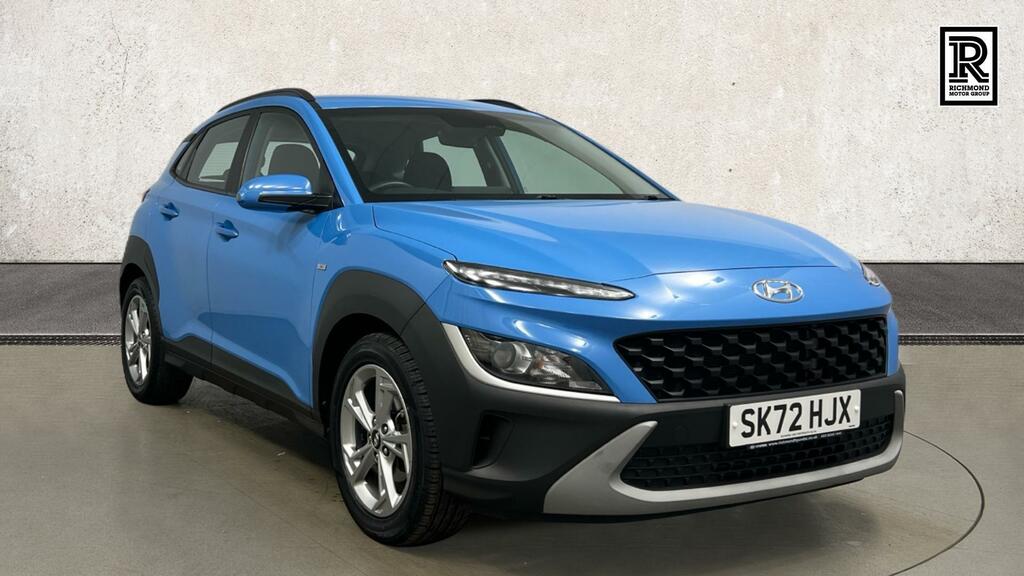 Hyundai Kona 1.0 T-gdi Mhev Se Connect Suv Hybrid Ma Blue