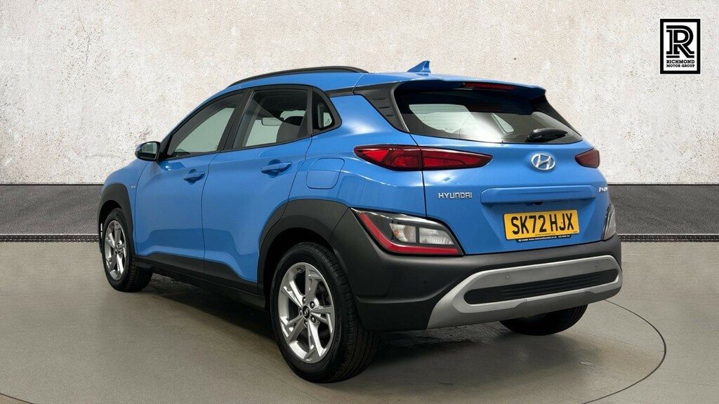 Hyundai Kona 1.0 T-gdi Mhev Se Connect Suv Hybrid Ma SK72HJX Blue #3