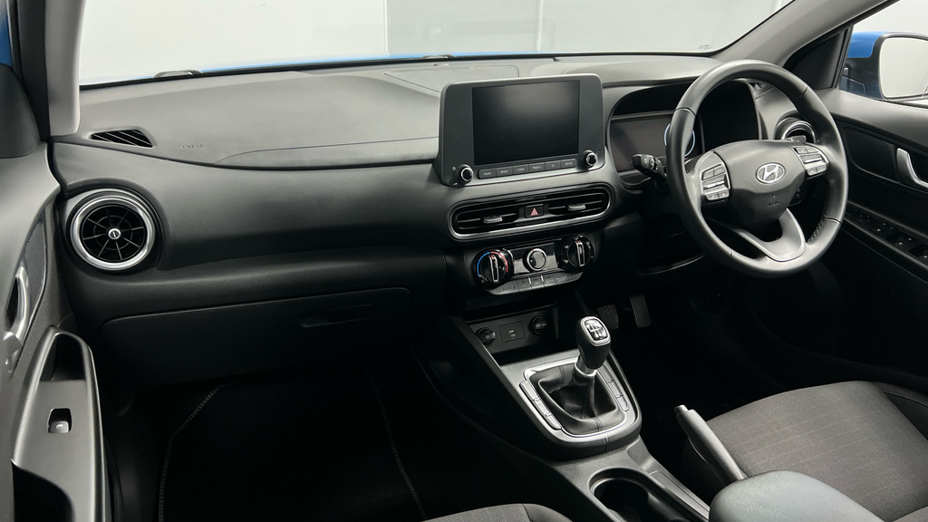 Hyundai Kona 1.0 T-gdi Mhev Se Connect Suv Hybrid Ma SK72HJX Blue #2