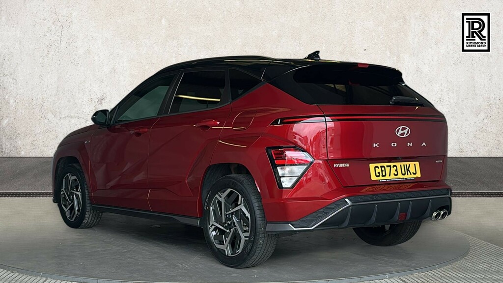 Hyundai Kona 1.6 H-gdi N Line Suv Hybrid Dct Euro 6 GD73UKJ Red #3