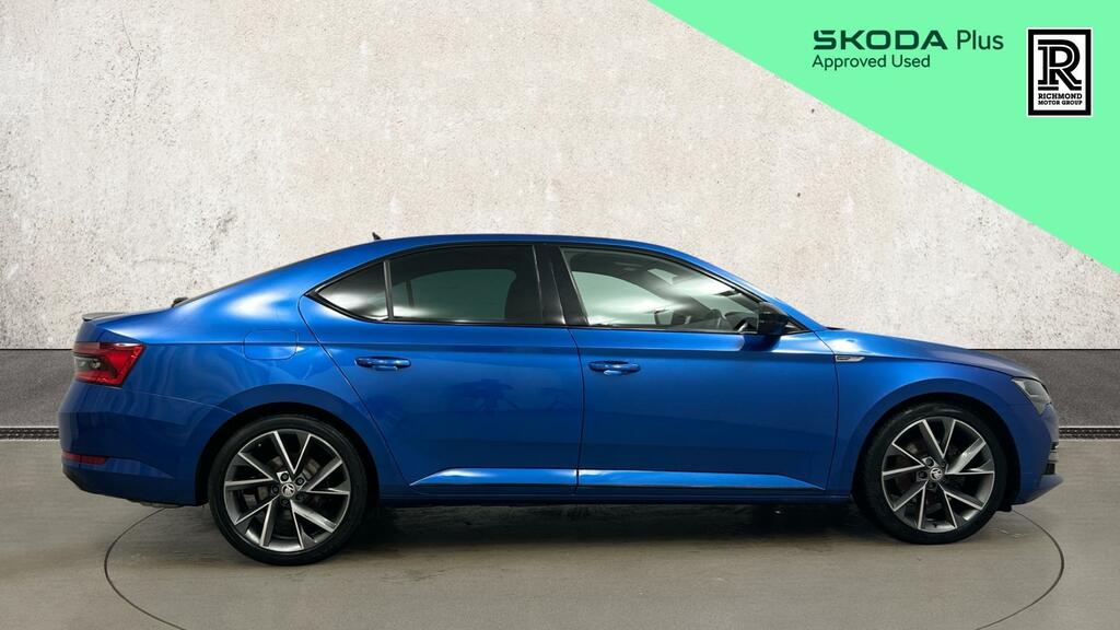 Skoda Superb 2.0 Tsi Sportline Plus Hatchback Dsg Eu KR73UBB Blue #4