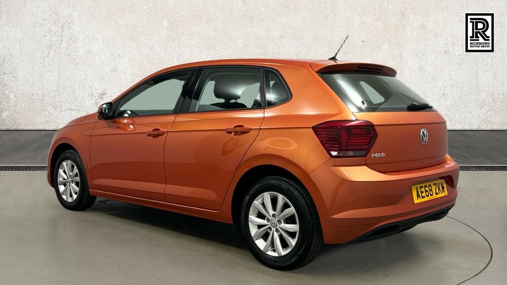 Volkswagen Polo 1.0 Se Hatchback Euro 6 Ss 6 AE68ZKW Orange #3