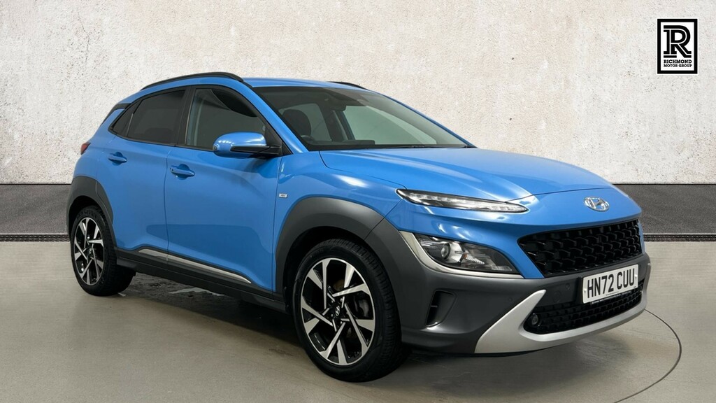 Hyundai Kona 1.0 T-gdi Mhev Premium Suv Hybrid Manua Blue