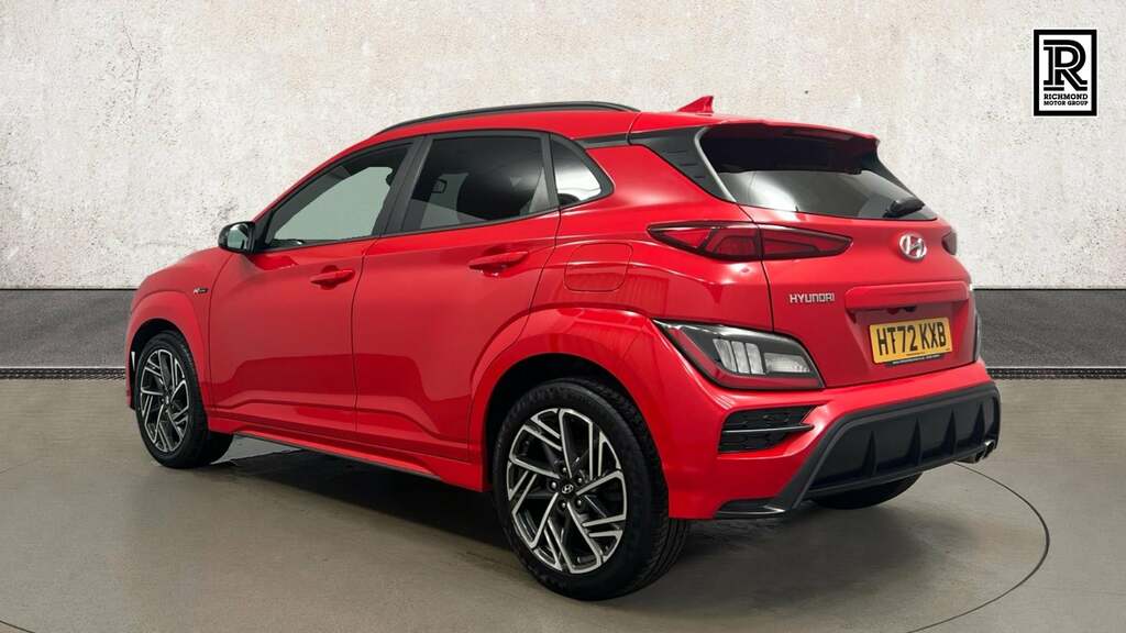 Hyundai Kona 1.0 T-gdi Mhev N Line Suv Hybrid HT72KXB Red #3