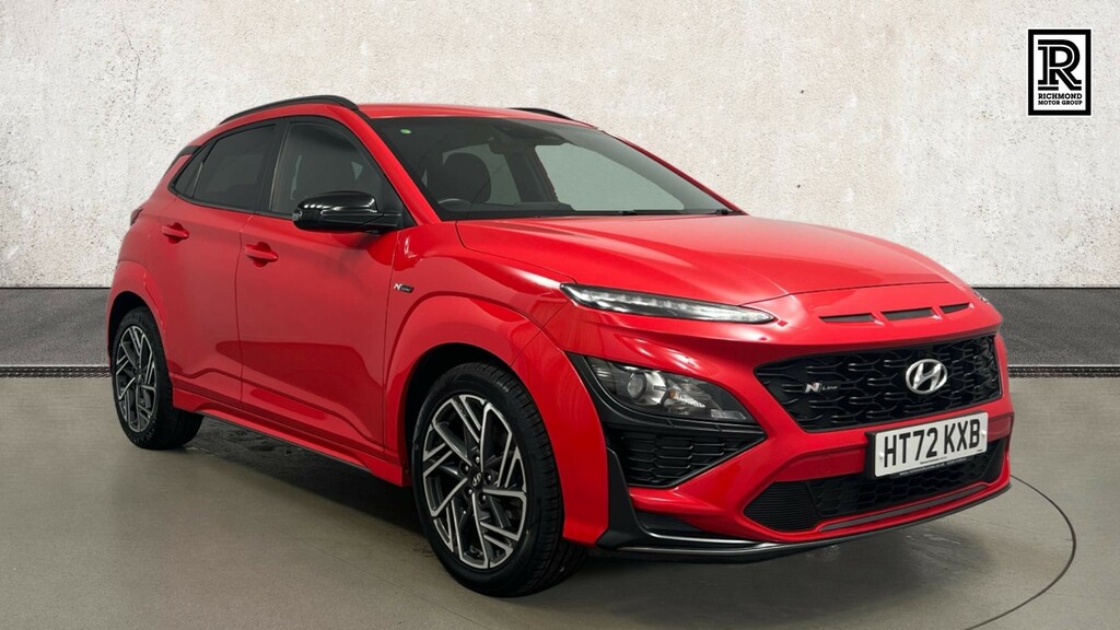 Hyundai Kona 1.0 T-gdi Mhev N Line Suv Hybrid Red