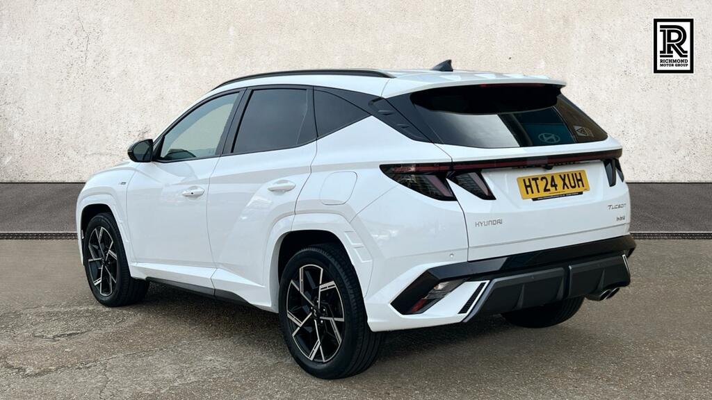 Hyundai Tucson 1.6 T-gdi N Line Suv Hybrid Euro 6 HT24XUH White #3
