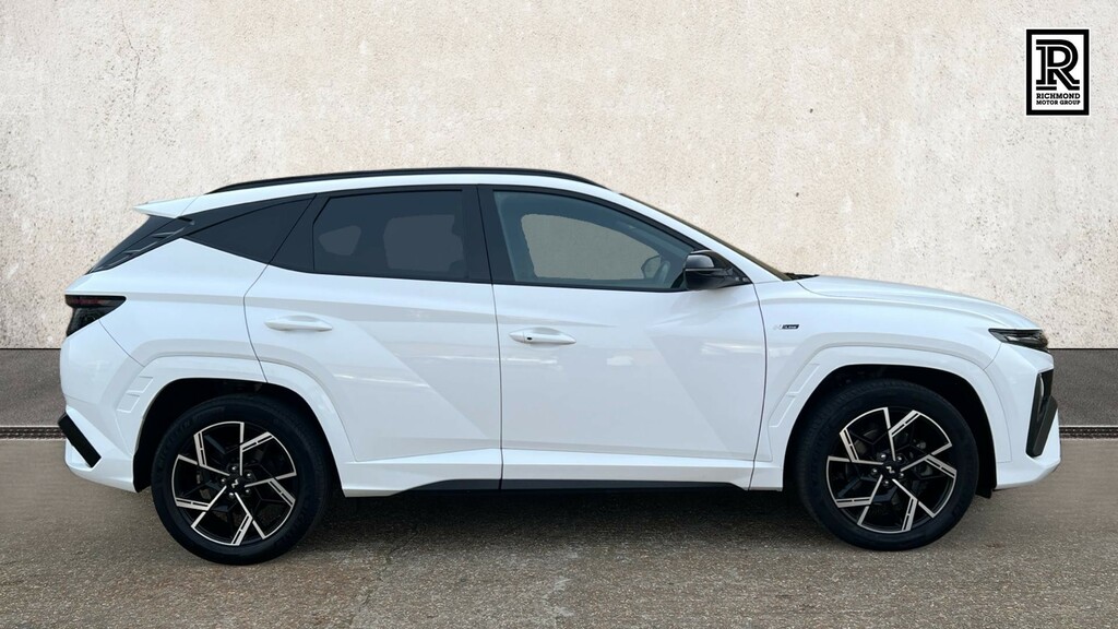 Hyundai Tucson 1.6 T-gdi N Line Suv Hybrid Euro 6 HT24XUH White #4