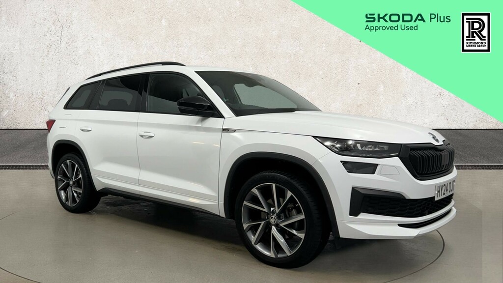 Skoda Kodiaq 1.5 Tsi Act Sportline Suv Dsg Euro 6 S HY24OJT White