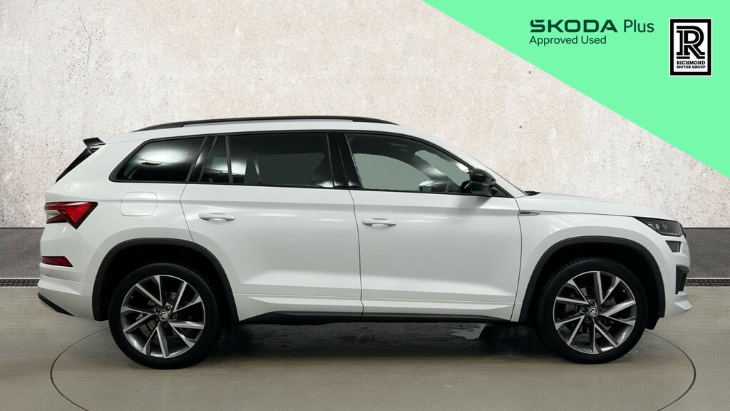 Skoda Kodiaq 1.5 Tsi Act Sportline Suv Dsg Euro 6 S HY24OJT White #4