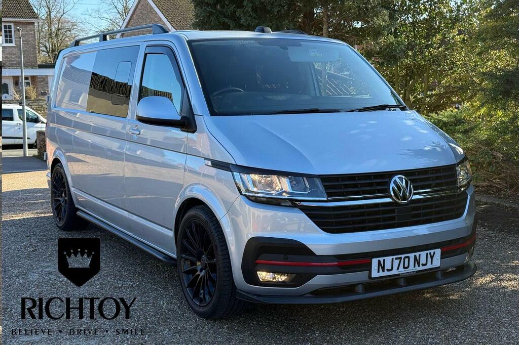 Volkswagen Transporter 2.0 Tdi T28 Highline Fwd Lwb High Roof Euro 6 Ss Silver