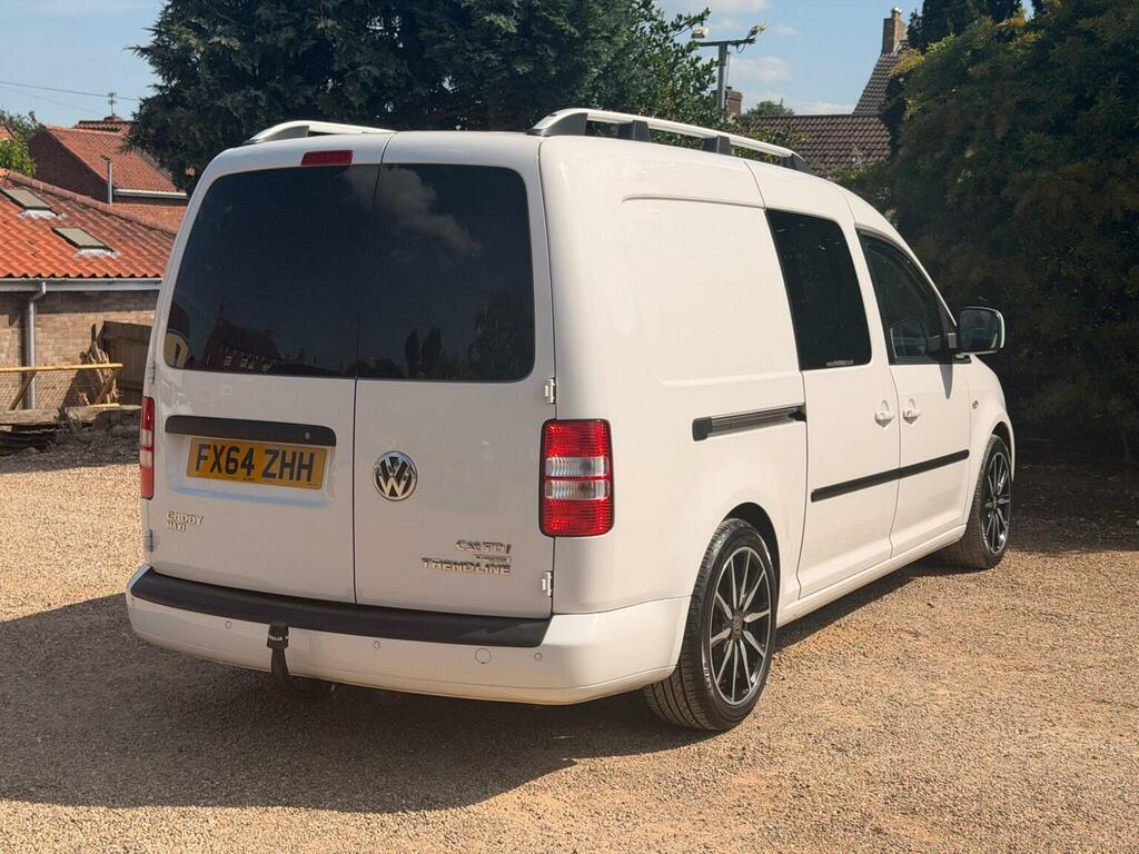 Volkswagen Caddy Maxi 1.6 Tdi Bluemotion Tech C20 Maxi Trendline Fwd White #2