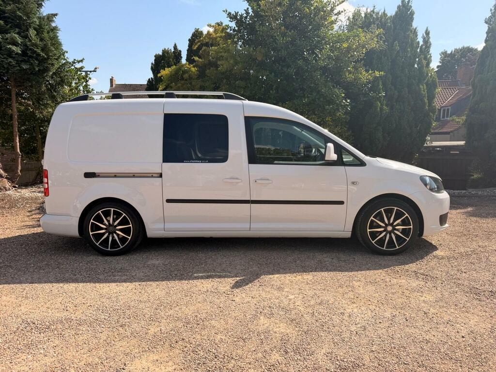 Volkswagen Caddy Maxi 1.6 Tdi Bluemotion Tech C20 Maxi Trendline Fwd White #4