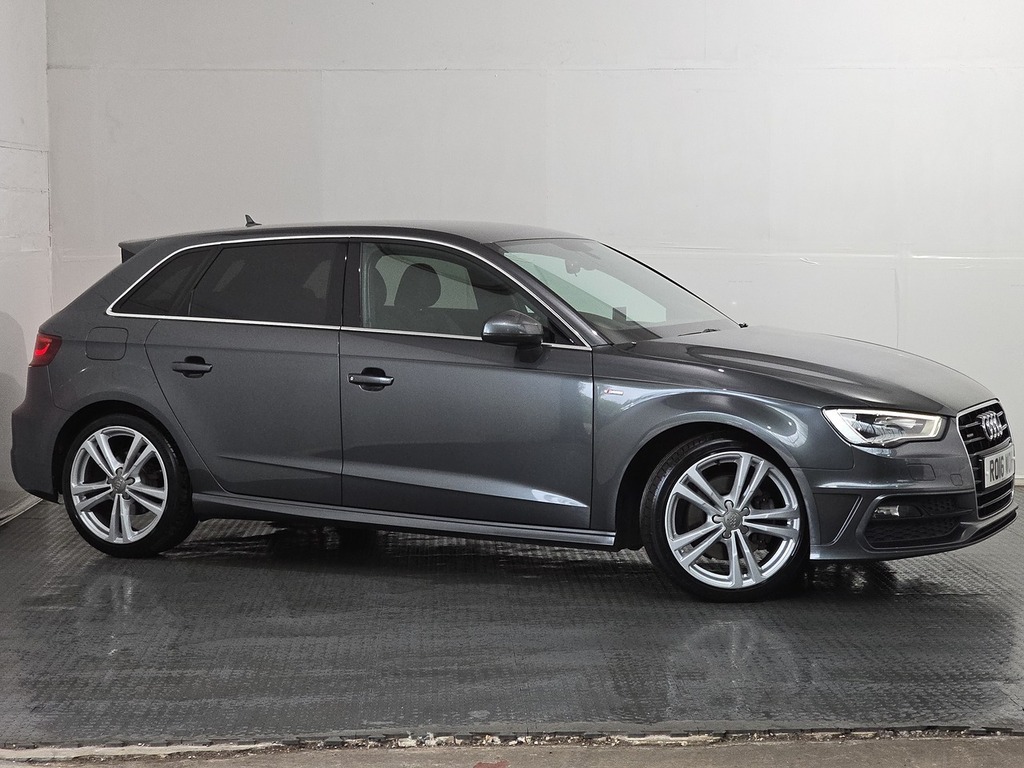 Audi A3 S Line Nav Tfsi White #3