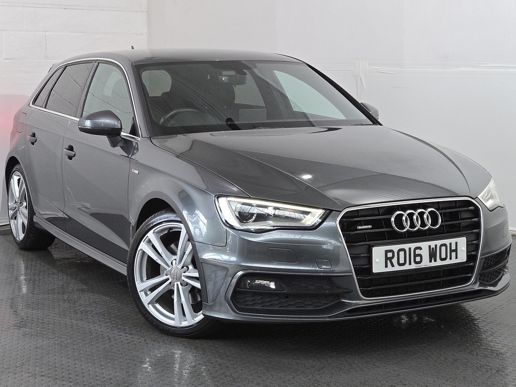 Audi A3 S Line Nav Tfsi White #1